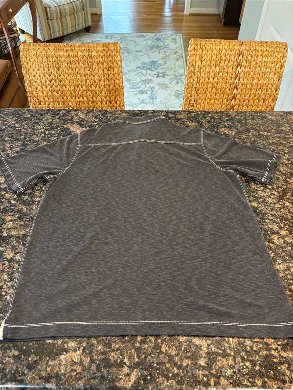 Johnston & Murphy Men's Vintage Slub Polo - Picture 7 of 11